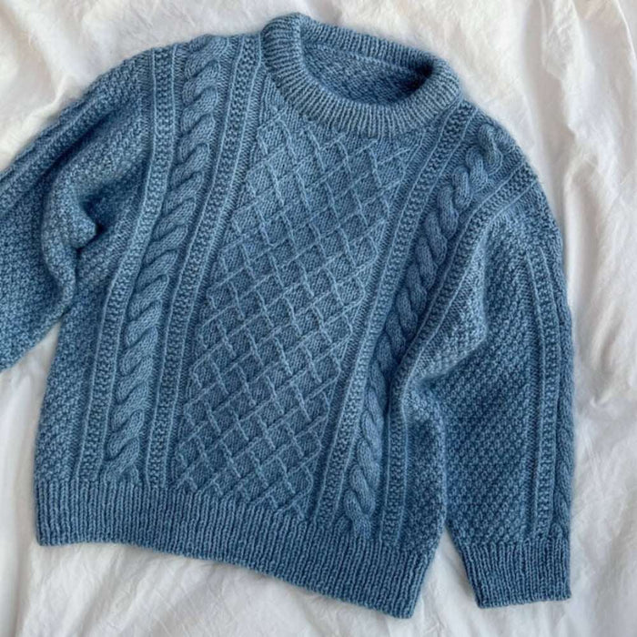 Moby Sweater Junior Knitting Pattern - PetiteKnit-Pattern-Wild and Woolly Yarns