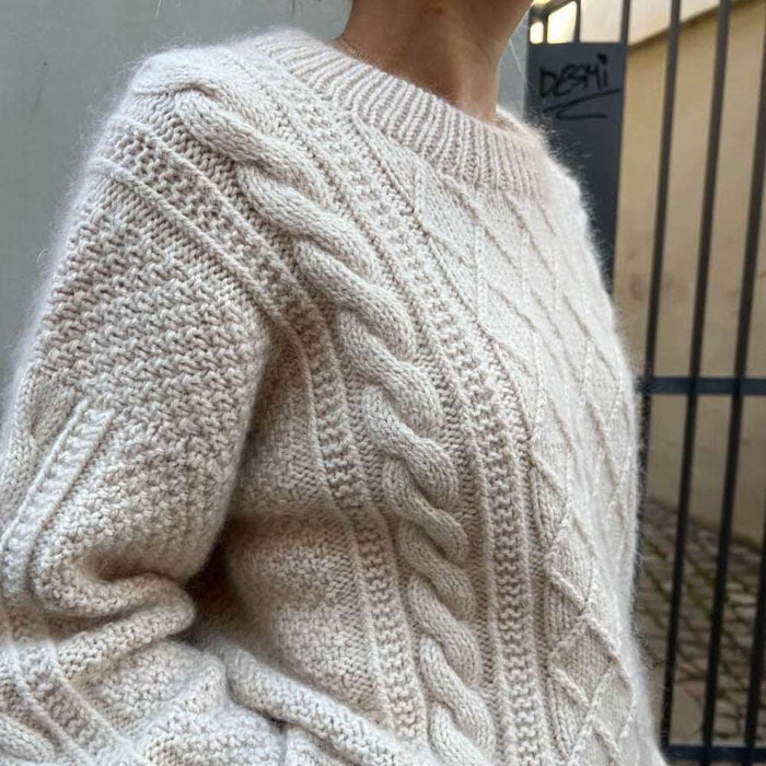 Moby Sweater Knitting Pattern - PetiteKnit-Needlecraft Patterns-PetiteKnit-Wild & Woolly Yarns