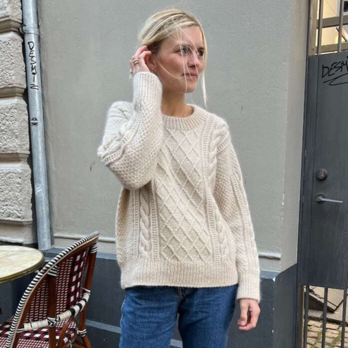 Moby Sweater Knitting Pattern - PetiteKnit-Needlecraft Patterns-PetiteKnit-Wild & Woolly Yarns