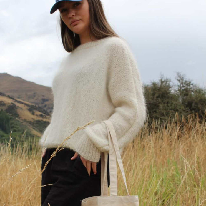 Mohair Batwing Knitting Pattern (135)-Needlecraft Patterns-Touch Yarns-Wild & Woolly Yarns