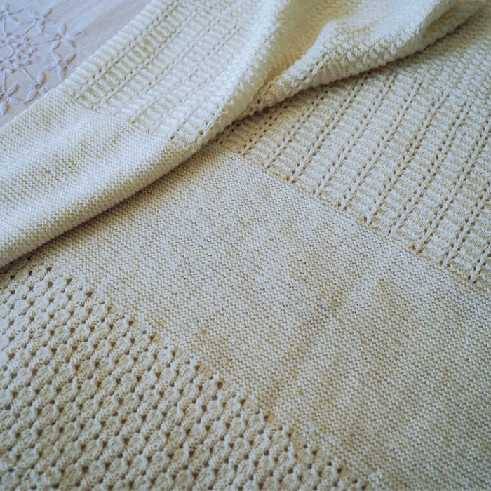 Morning Mist Baby Blanket Knitting Pattern - 4Ply (BC59)-Needlecraft Patterns-Lisa F Design-Wild & Woolly Yarns