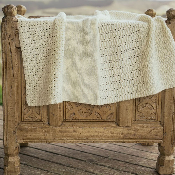 Morning Mist Baby Blanket Knitting Pattern - 4Ply (BC59)-Needlecraft Patterns-Lisa F Design-Wild & Woolly Yarns