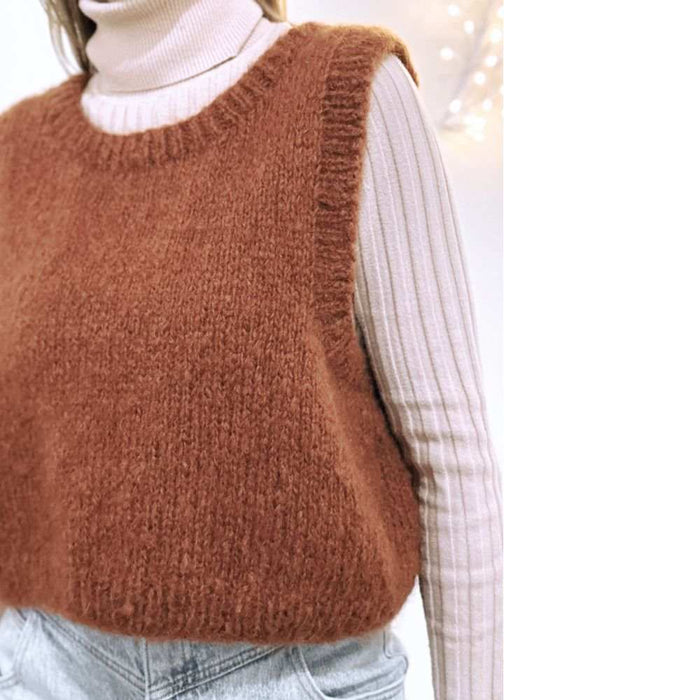 Nevis Vest Knitting Pattern #132-Needlecraft Patterns-Touch Yarns-Wild & Woolly Yarns