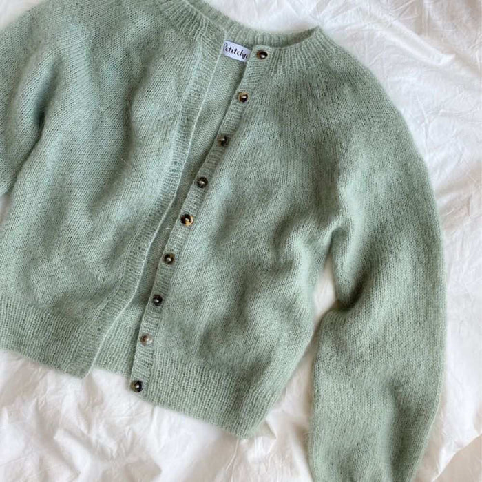 Novice Cardigan Mohair Edition Knitting Pattern - PetiteKnit-Needlecraft Patterns-PetiteKnit-Wild & Woolly Yarns
