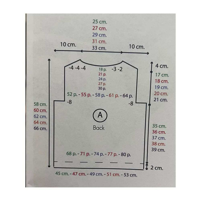 Oklahoma Long-sleeve Sweater (DMF15445L)-Needlecraft Patterns-CraftCo-Wild & Woolly Yarns