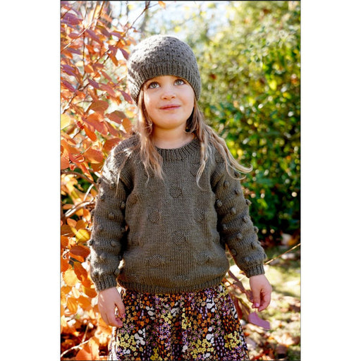 Olive Sweater & Hat Knitting Pattern - 8Ply (LF39)-Needlecraft Patterns-Lisa F Design-Wild & Woolly Yarns