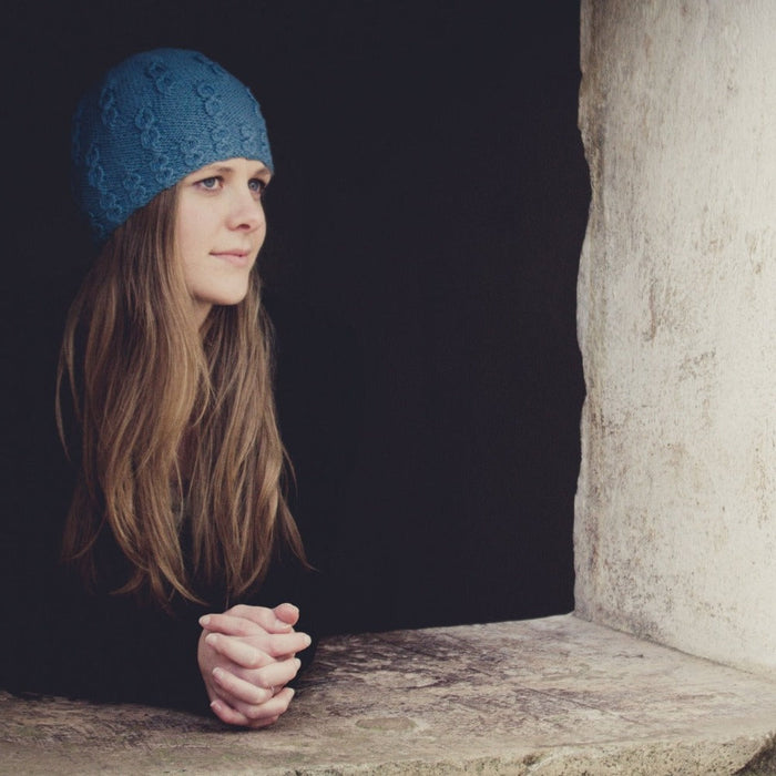 Ophelia Hat Knitting Pattern - 8Ply (HC08)-Pattern-Wild and Woolly Yarns