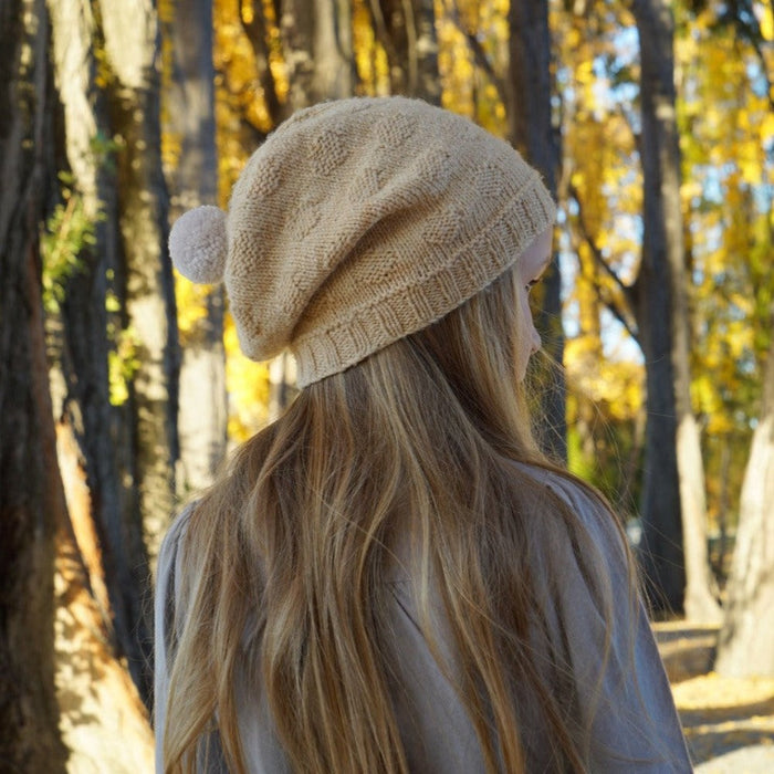 Polka Dot Slouch Knitting Pattern - 8Ply (LC35)-Pattern-Wild and Woolly Yarns