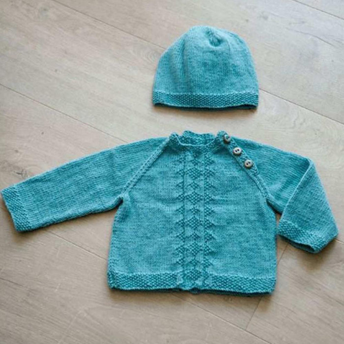 Raglan Sweater & Hat Knitting Pattern (K438)