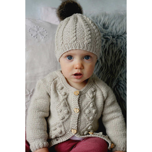 Riley Cardi & Hat Knitting Pattern - 8Ply (BC98)-Needlecraft Patterns-Lisa F Design-Wild & Woolly Yarns
