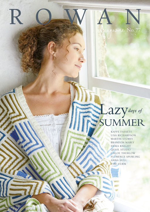 Rowan Knitting and Crochet Magazine 77-Needlecraft Patterns-Trendy Trims-Wild & Woolly Yarns