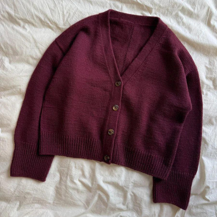 Scarlet Cardigan Knitting Pattern - PetiteKnit-Needlecraft Patterns-Wild and Woolly Yarns