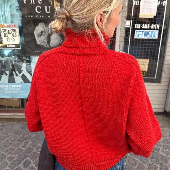 Scarlet Sweater Knitting Pattern - PetiteKnit-Needlecraft Patterns-PetiteKnit-Wild & Woolly Yarns