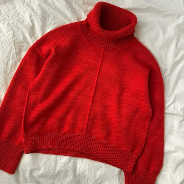 Scarlet Sweater Knitting Pattern - PetiteKnit-Needlecraft Patterns-Wild and Woolly Yarns
