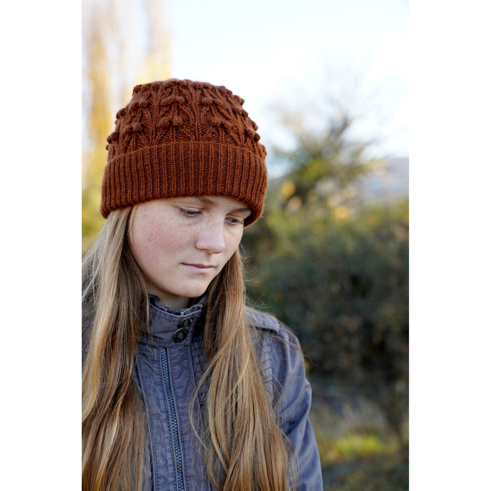 Seraphina Hat Knitting Pattern - 8Ply (HC42)-Pattern-Wild and Woolly Yarns