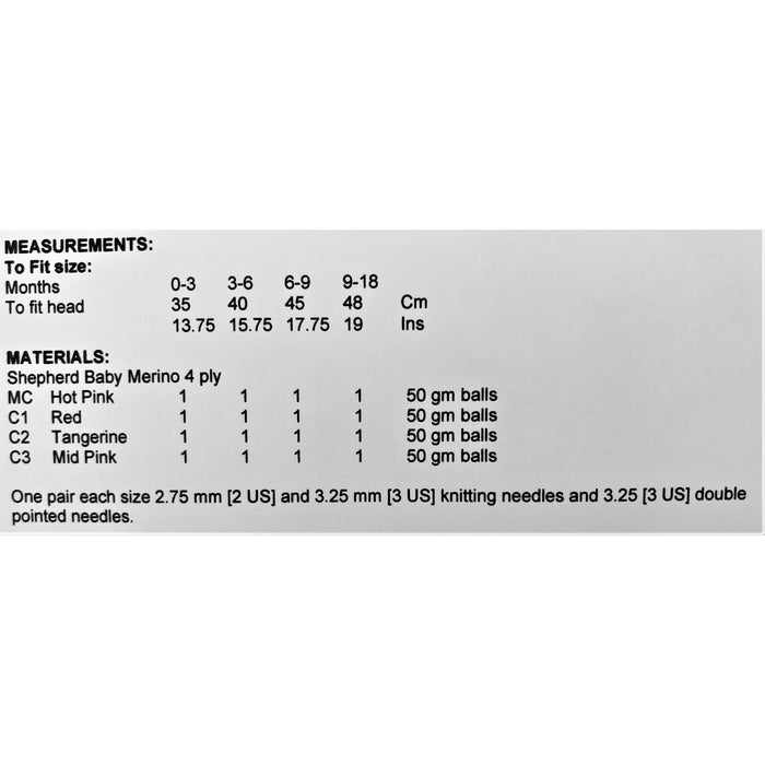 Sophie Hat Knitting Pattern - 4Ply (BC29)-Pattern-Wild and Woolly Yarns