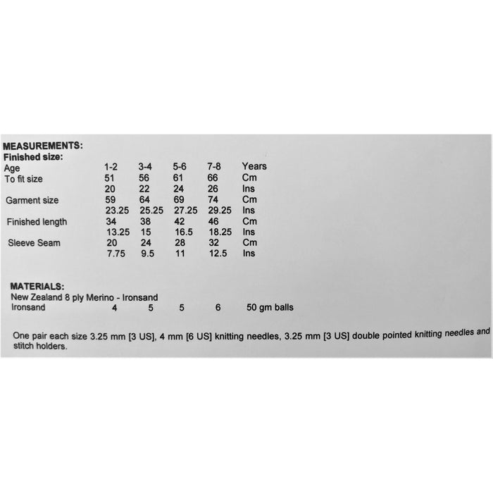 Spearmint Leaf Cardigan Knitting Pattern -8PLY (LF09)-Pattern-Wild and Woolly Yarns