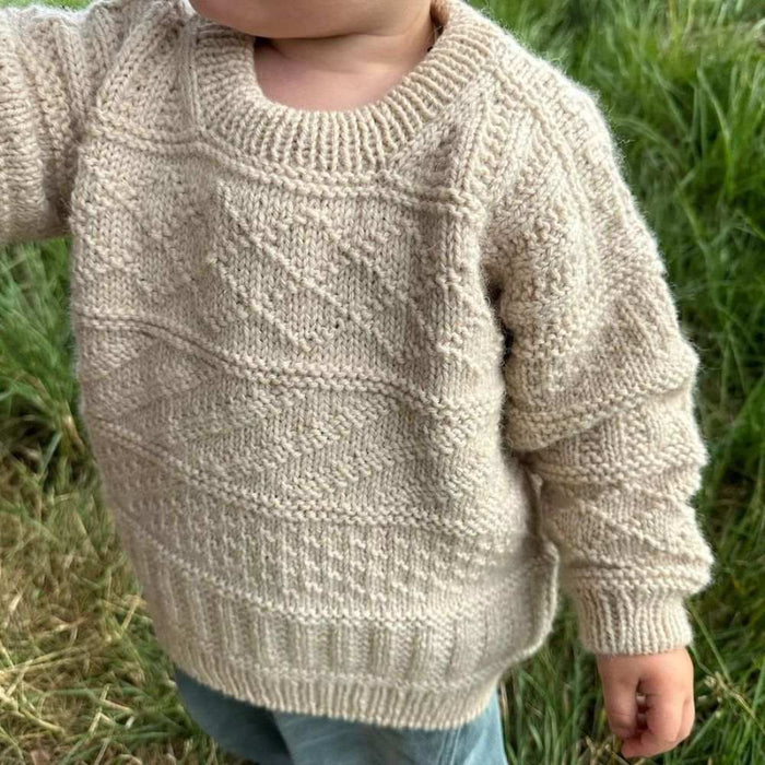 Storm Sweater Junior Knitting Pattern - PetiteKnit-Needlecraft Patterns-PetiteKnit-Wild & Woolly Yarns