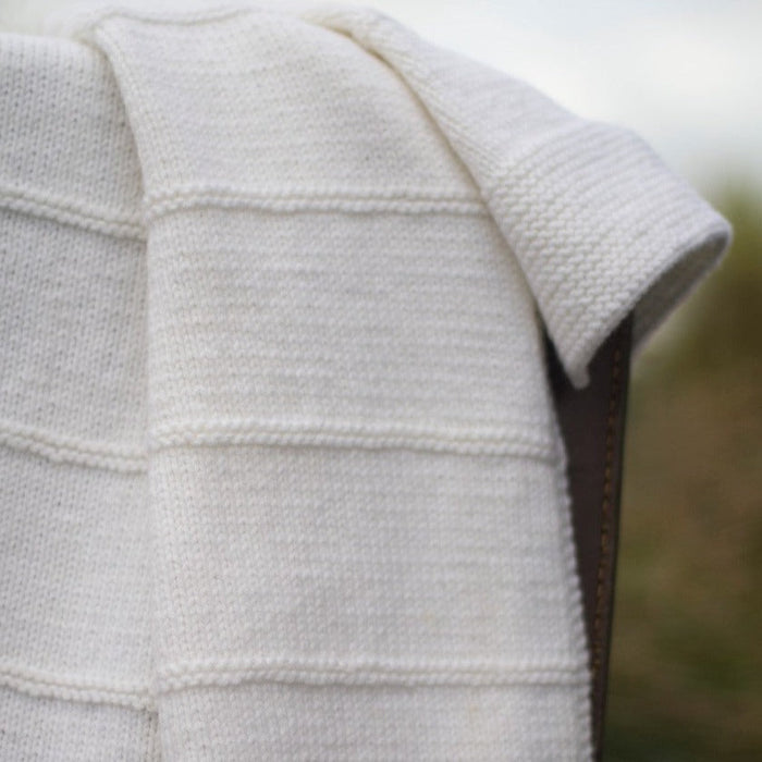 Stripe Blanket Knitting Pattern - 8 Ply (BC06)-Needlecraft Patterns-Lisa F Design-Wild & Woolly Yarns