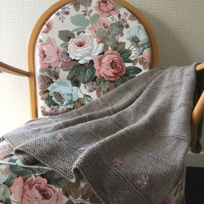 Stripe Blanket Knitting Pattern - 8 Ply (BC06)-Needlecraft Patterns-Lisa F Design-Wild & Woolly Yarns