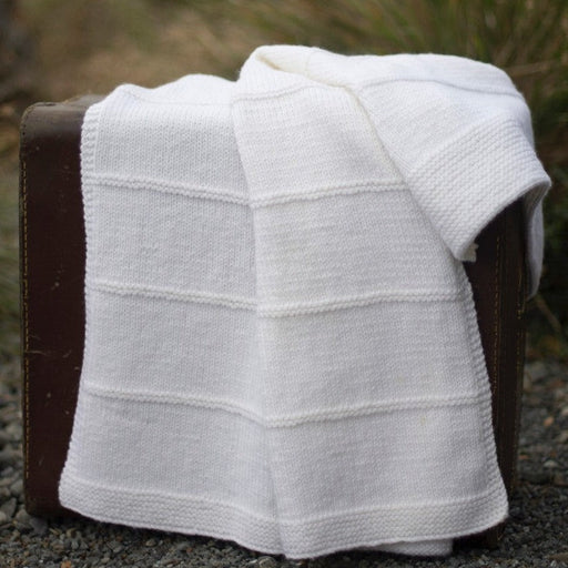 Stripe Blanket Knitting Pattern - 8 Ply (BC06)-Needlecraft Patterns-Lisa F Design-Wild & Woolly Yarns