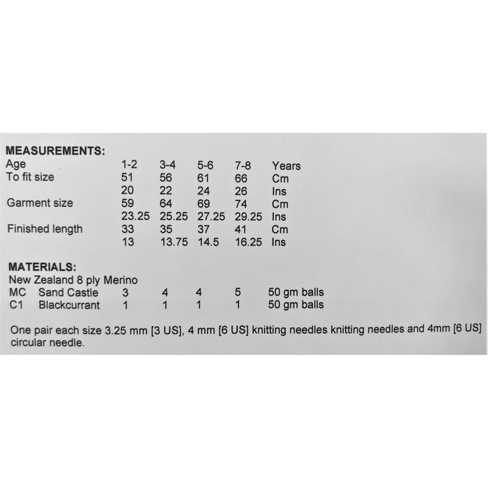 Sugar Baby Hoodie Knitting Pattern - 8Ply (LF15)-Needlecraft Patterns-Lisa F Design-Wild & Woolly Yarns