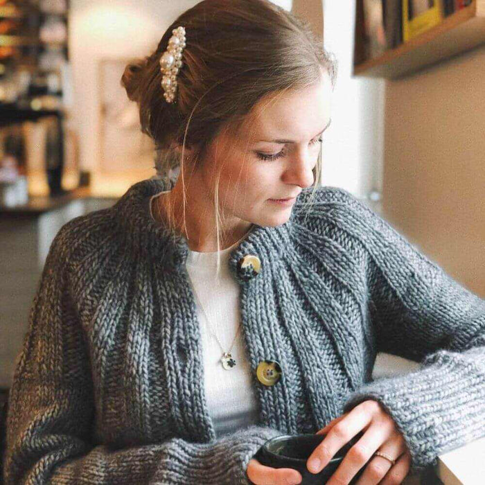 Sunday Cardigan Knitting Pattern - PetiteKnit-Needlecraft Patterns-PetiteKnit-Wild & Woolly Yarns