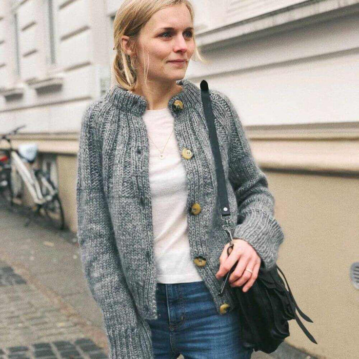 Sunday Cardigan Knitting Pattern - PetiteKnit-Needlecraft Patterns-PetiteKnit-Wild & Woolly Yarns