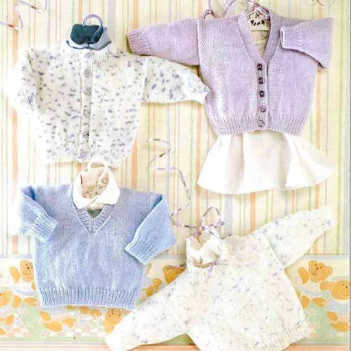Sweater & Cardigan Knitting Pattern (P812)**-Needlecraft Patterns-Wentworth Distributors-Wild & Woolly Yarns