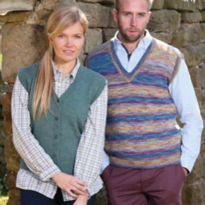 Tank Top & Waistcoat Knitting Pattern (5794)**-Needlecraft Patterns-Wentworth Distributors-Printed-Wild & Woolly Yarns