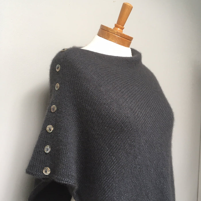 Tarras Poncho Knitting Pattern #083-Needlecraft Patterns-Touch Yarns-Wild & Woolly Yarns