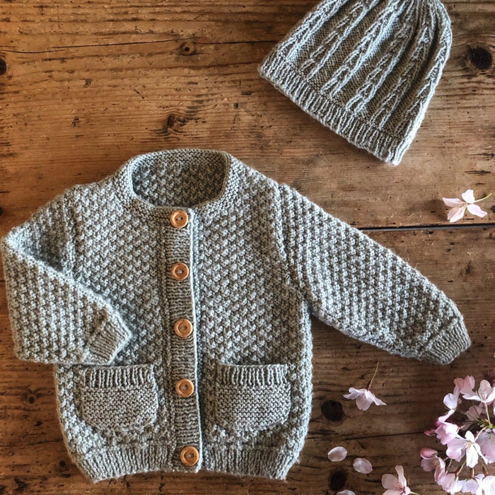 Taylor Cardi & Hat Knitting Pattern - 4Ply (BC87)-Needlecraft Patterns-Lisa F Design-Wild & Woolly Yarns