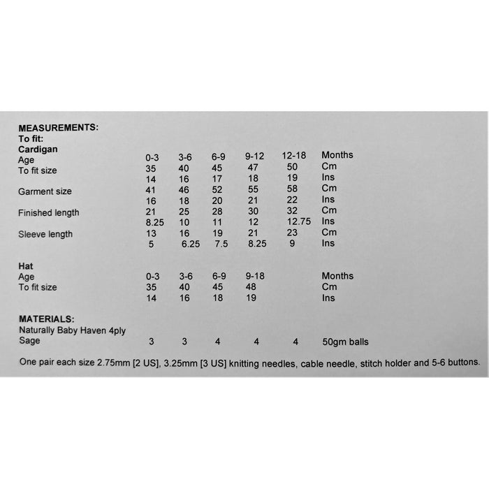 Taylor Cardi & Hat Knitting Pattern - 4Ply (BC87)-Needlecraft Patterns-Lisa F Design-Wild & Woolly Yarns