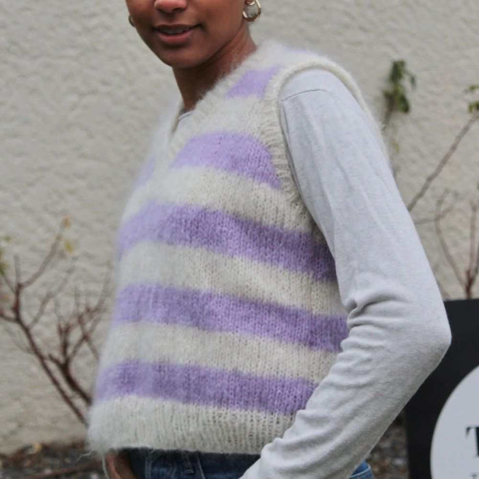 Thea Vest Knitting Pattern (155)-Needlecraft Patterns-Touch Yarns-Wild & Woolly Yarns