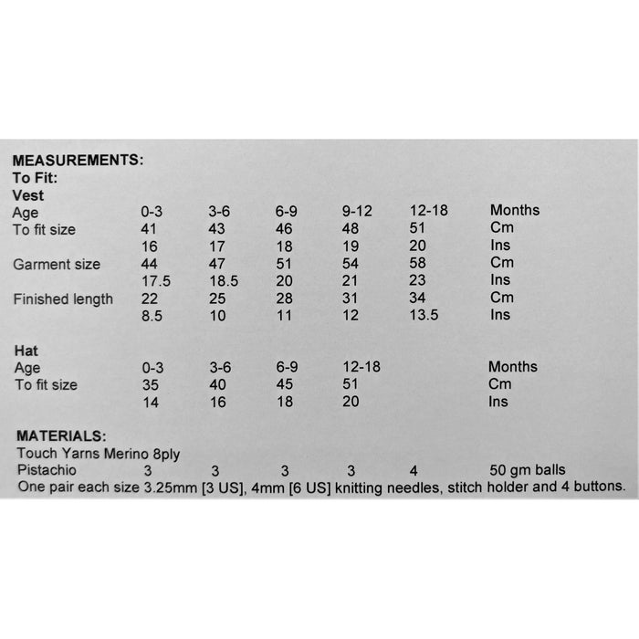 Theodore Vest Knitting Pattern - 8Ply (BC68)-Needlecraft Patterns-Lisa F Design-Wild & Woolly Yarns