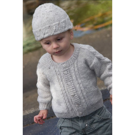 Toasted Marshmallow Cardigan Knitting Pattern - 8Ply (LF14)-Needlecraft Patterns-Lisa F Design-Wild & Woolly Yarns