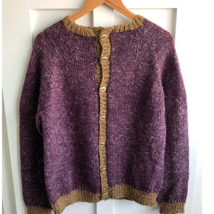 Top Down Cardigan Knitting Pattern (N1694)-Needlecraft Patterns-Wentworth Distributors-Printed-Wild & Woolly Yarns