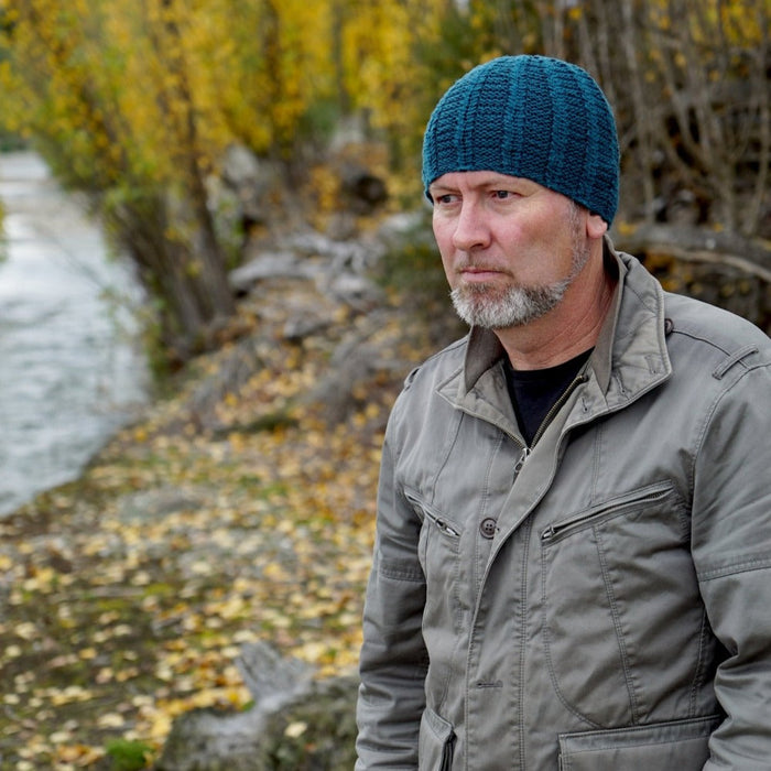 Tyler Beanie Knitting Pattern - 8Ply (HC31)-Needlecraft Patterns-Lisa F Design-Wild & Woolly Yarns