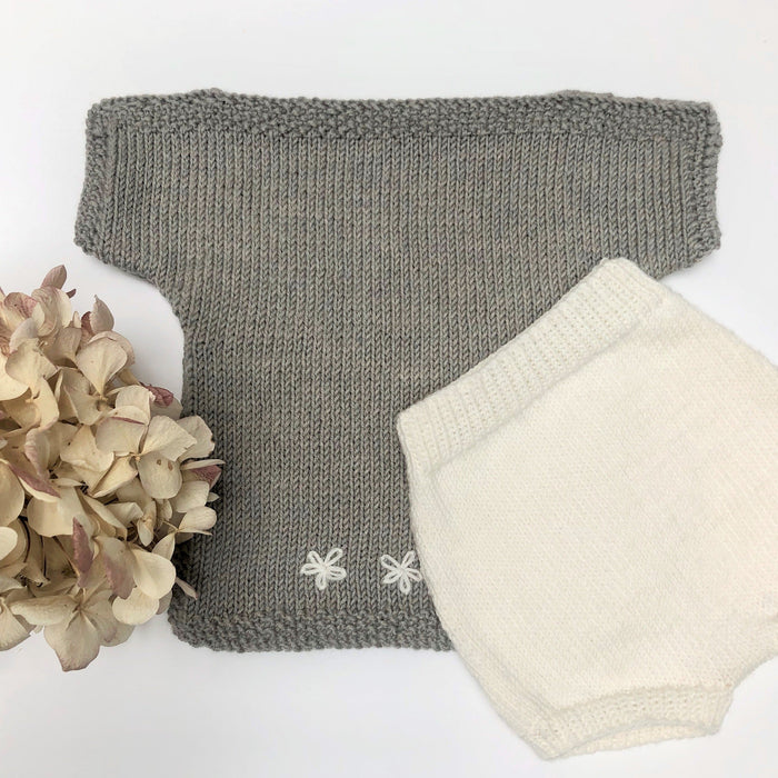 Vintage Vest & Pants Knitting Pattern (P1318)-Needlecraft Patterns-Wentworth Distributors-Printed-Wild & Woolly Yarns