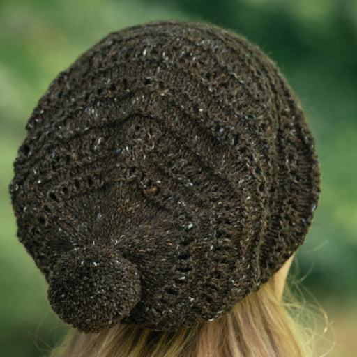 Amber Lace Slouch Knitting Pattern - 8Ply (HC15)-Pattern-Wild and Woolly Yarns