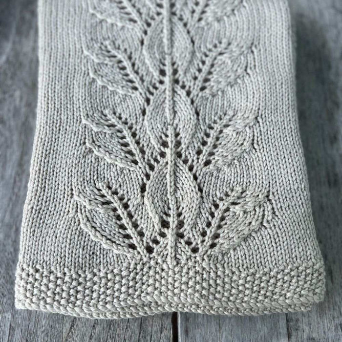 Autumn Leaves Blanket Knitting Pattern - 8 Ply-Pattern-Wild and Woolly Yarns