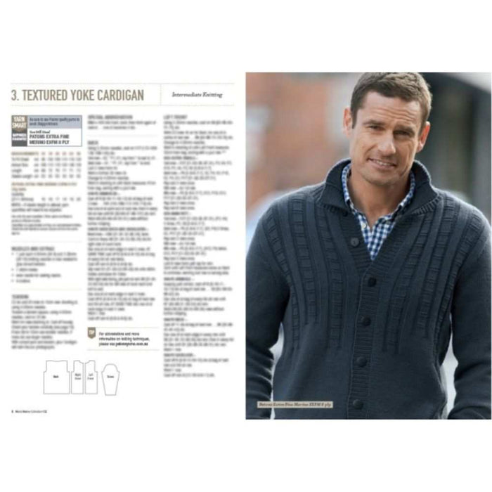 Mens Merino Collection Pattern Book (102)-Pattern Book-The Australian Yarn Co-Wild & Woolly Yarns