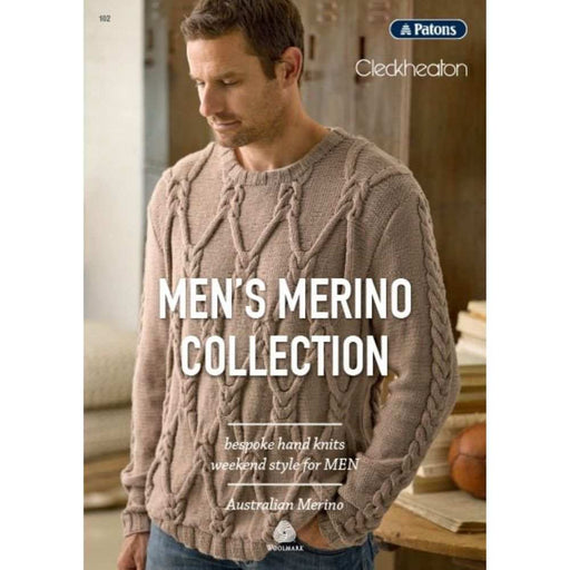 Mens Merino Collection Pattern Book (102)-Pattern Book-The Australian Yarn Co-Wild & Woolly Yarns