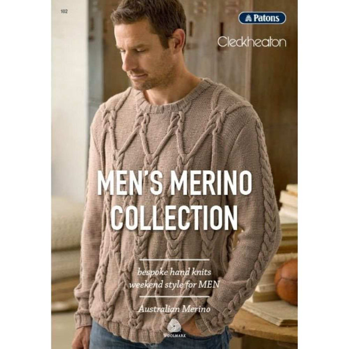 Mens Merino Collection Pattern Book (102)-Pattern Book-The Australian Yarn Co-Wild & Woolly Yarns