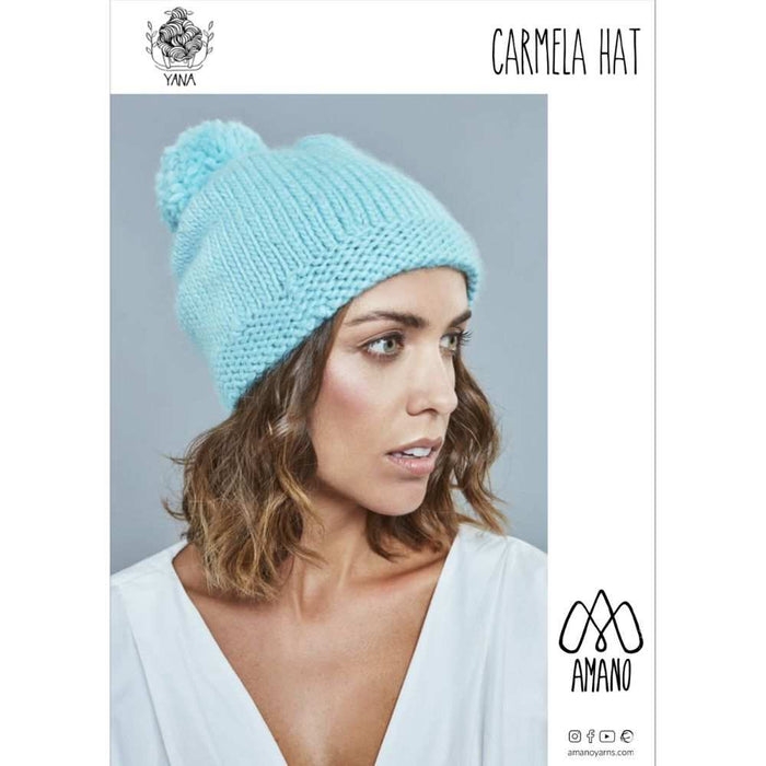 Carmela Hat Knitting Pattern-Pattern-Wild and Woolly Yarns
