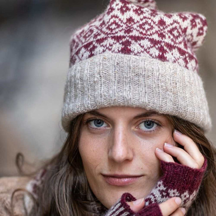 Cometa Beanie & Mittens & Cowl Knitting Pattern-Pattern-Wild and Woolly Yarns