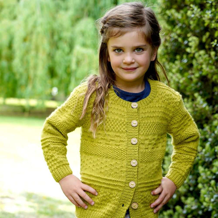 Delta Cardigan Knitting Pattern - 8Ply (LF46)-Pattern-Wild and Woolly Yarns