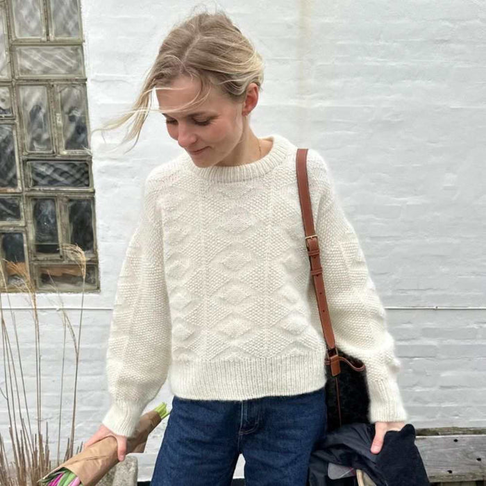 Esther Sweater Knitting Pattern - PetiteKnit-Pattern-Wild and Woolly Yarns