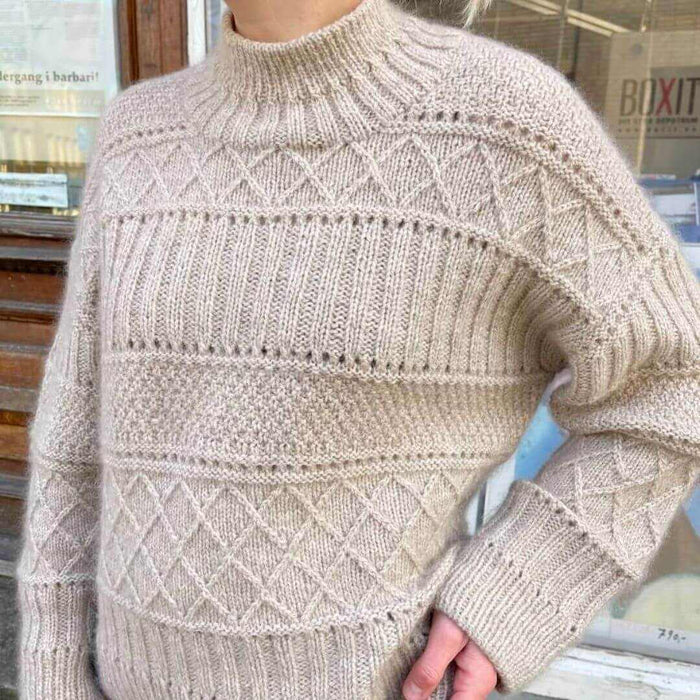 Ingrid Sweater Knitting Pattern- PetiteKnit-Pattern-Wild and Woolly Yarns