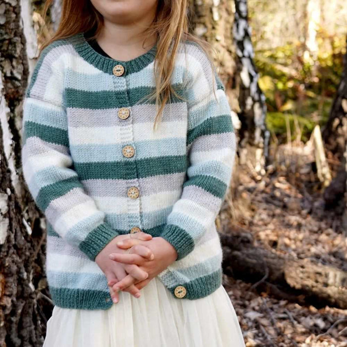 Jesse Cardigan Knitting Pattern - 8Ply (LF47)-Pattern-Wild and Woolly Yarns